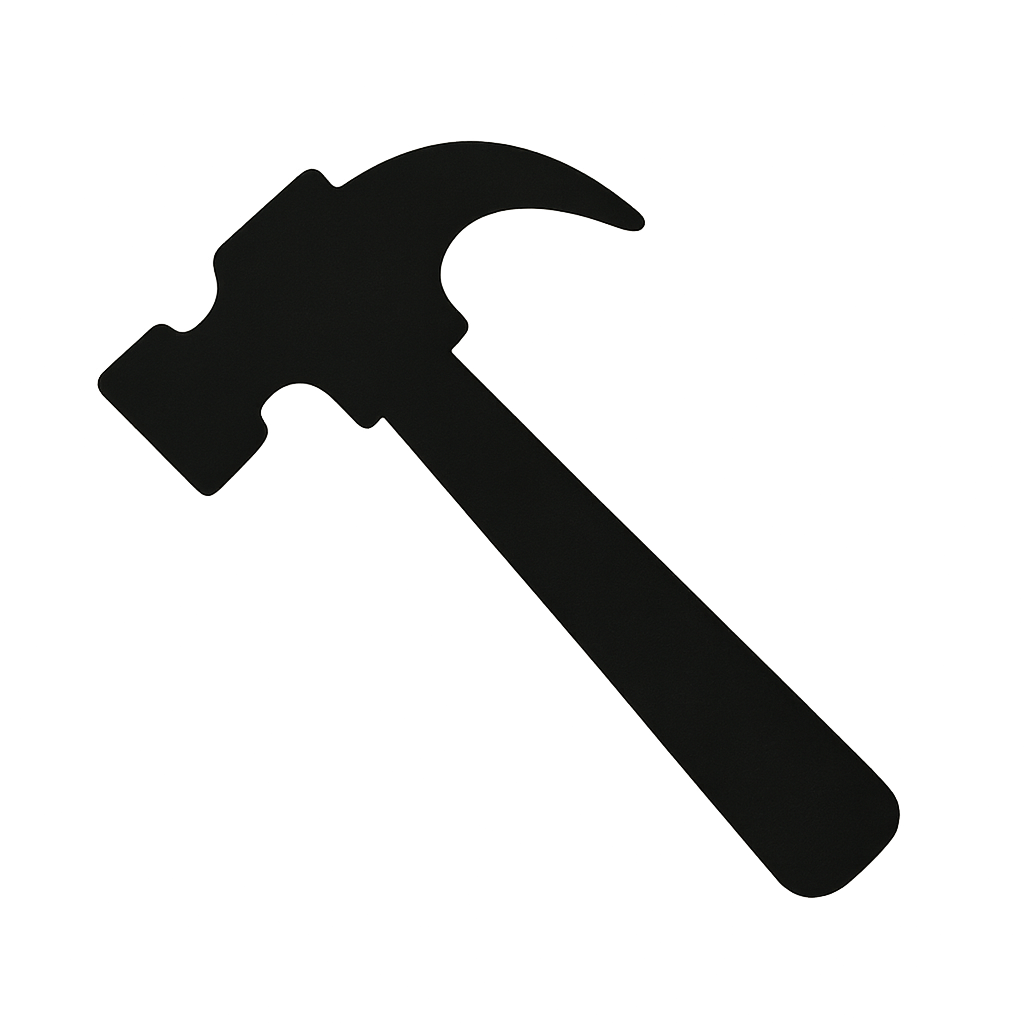 A hammer icon